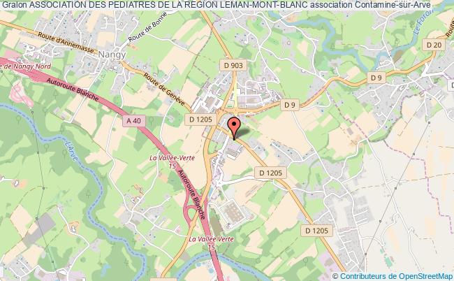plan association Association Des Pediatres De La Region Leman-mont-blanc Contamine-sur-Arve
