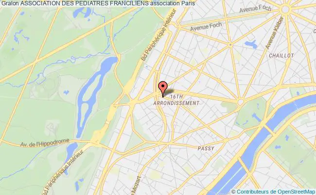 plan association Association Des Pediatres Franciliens Paris
