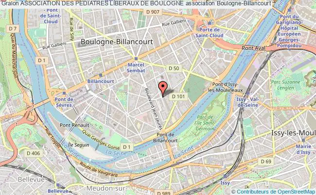 plan association Association Des Pediatres Liberaux De Boulogne Boulogne-Billancourt