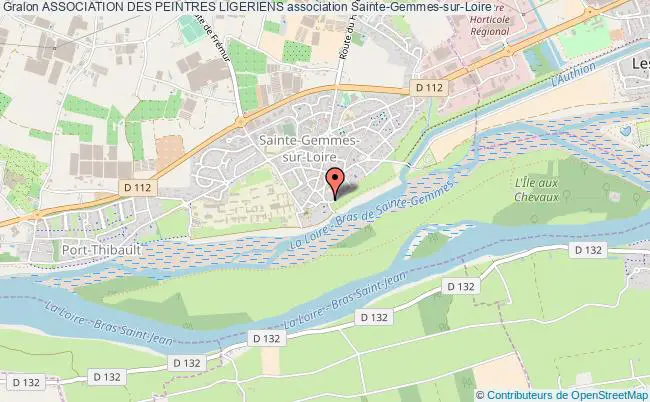 plan association Association Des Peintres Ligeriens Sainte-Gemmes-sur-Loire