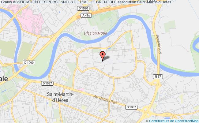 plan association Association Des Personnels De L'iae De Grenoble Saint-Martin-d'Hères