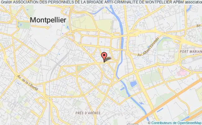 plan association Association Des Personnels De La Brigade Anti-criminalite De Montpellier Apbm Montpellier
