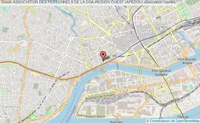 plan association Association Des Personnels De La Dga-region Ouest (apedou) Nantes