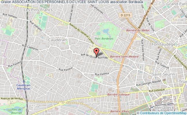 plan association Association Des Personnels Du Lycee Saint Louis Bordeaux