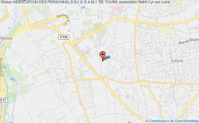 plan association Association Des Personnels Du S.g.a.m.i. De Tours Saint-Cyr-sur-Loire