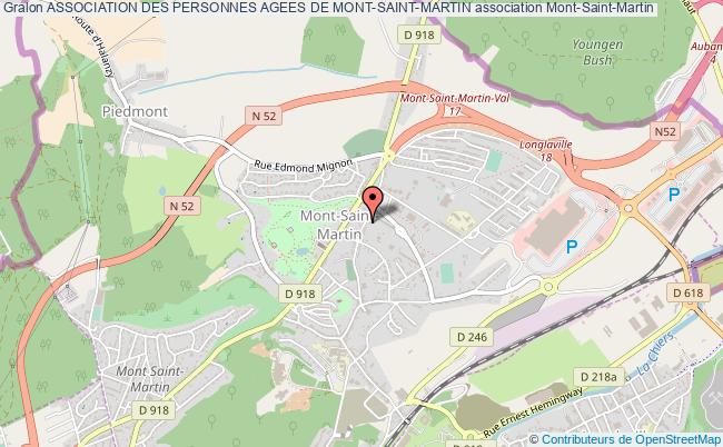 plan association Association Des Personnes Agees De Mont-saint-martin Mont-Saint-Martin