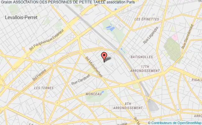 plan association Association Des Personnes De Petite Taille Paris