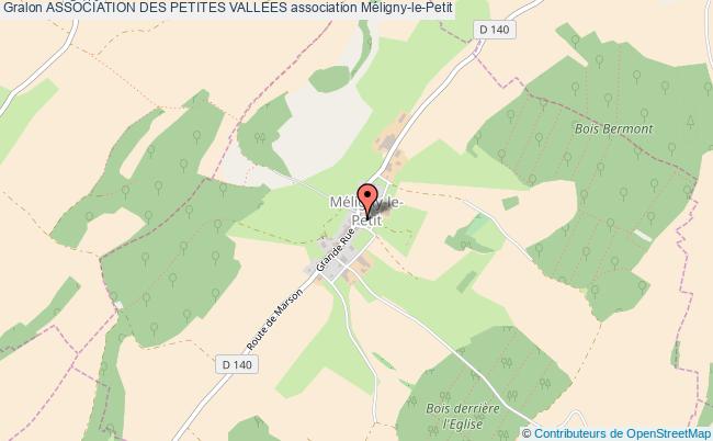 plan association Association Des Petites Vallees Méligny-le-Petit