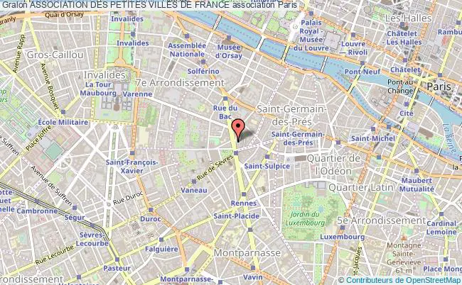 plan association Association Des Petites Villes De France Paris