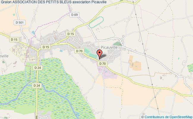 plan association Association Des Petits Bleus Picauville