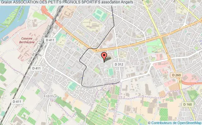 plan association Association Des Petits Pagnols Sportifs Angers