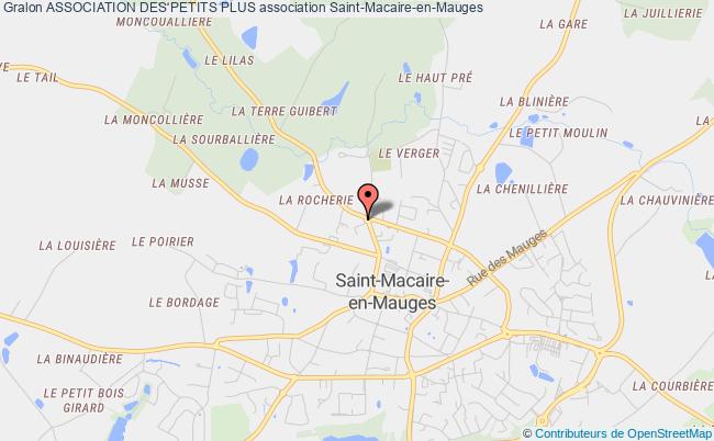 plan association Association Des Petits Plus Saint-Macaire-en-Mauges