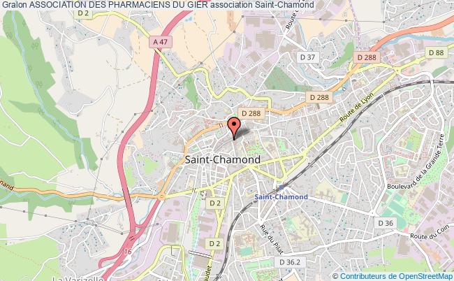 plan association Association Des Pharmaciens Du Gier Saint-Chamond