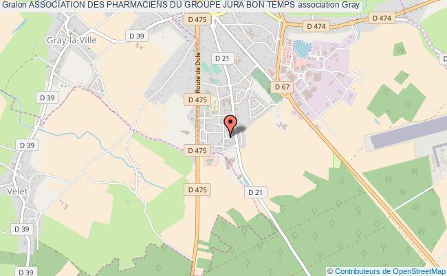 plan association Association Des Pharmaciens Du Groupe Jura Bon Temps Gray