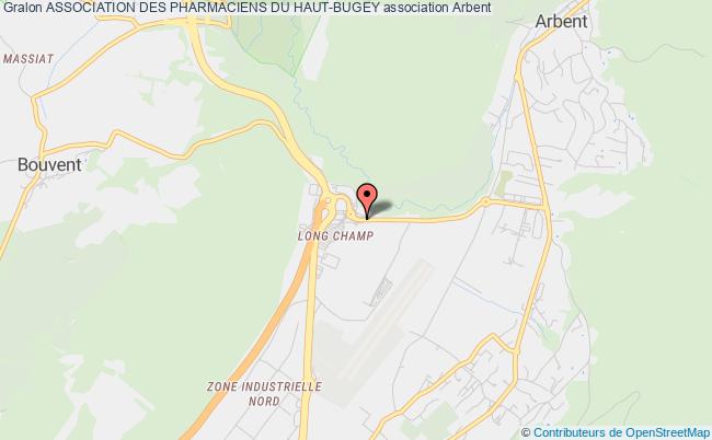 plan association Association Des Pharmaciens Du Haut-bugey Arbent