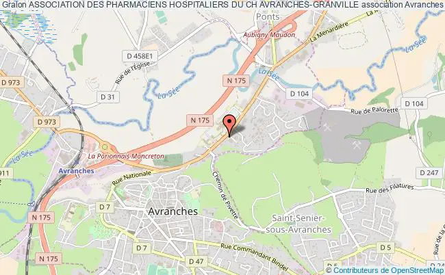 plan association Association Des Pharmaciens Hospitaliers Du Ch Avranches-granville Avranches