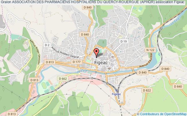 plan association Association Des Pharmaciens Hospitaliers Du Quercy-rouergue (aphqr) Figeac