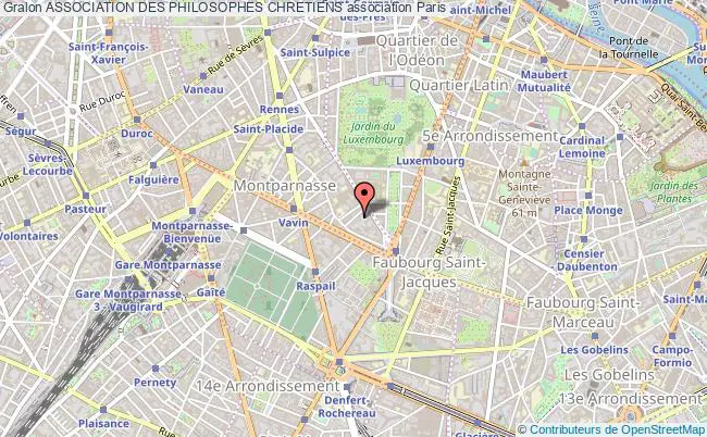 plan association Association Des Philosophes Chretiens Paris