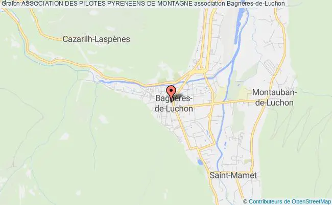 plan association Association Des Pilotes Pyreneens De Montagne Bagnères-de-Luchon