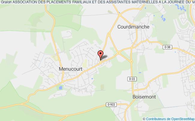 plan association Association Des Placements Familiaux Et Des Assistantes Maternelles A La Journee Du Val D'oise Menucourt
