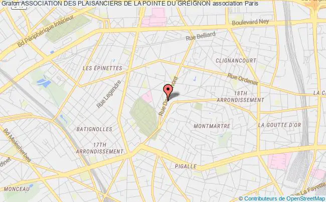 plan association Association Des Plaisanciers De La Pointe Du Greignon Paris