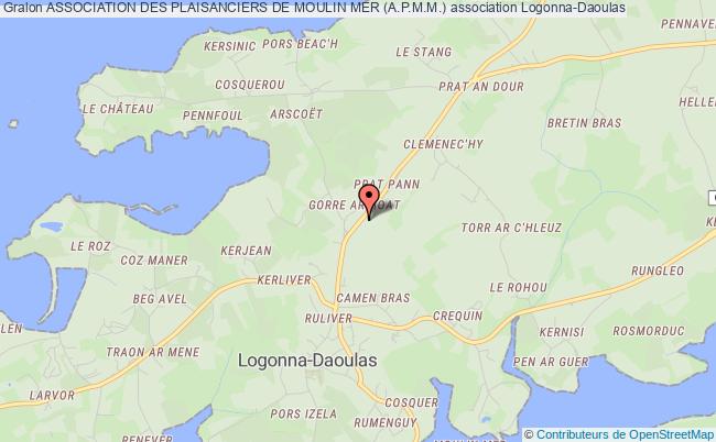 plan association Association Des Plaisanciers De Moulin Mer (a.p.m.m.) Logonna-Daoulas