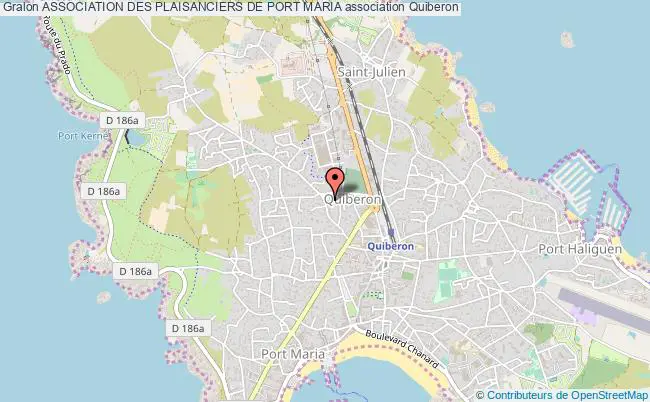 plan association Association Des Plaisanciers De Port Maria Quiberon