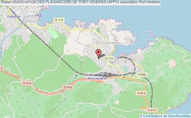 plan association Association Des Plaisanciers De Port-vendres (appv) Port-Vendres