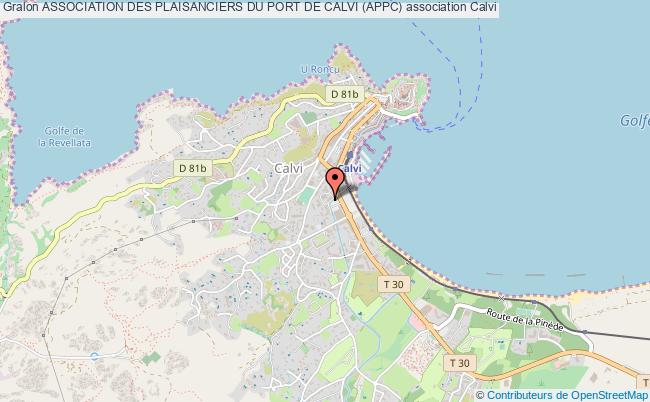 plan association Association Des Plaisanciers Du Port De Calvi (appc) Calvi