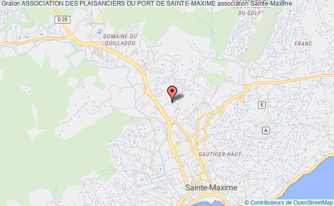plan association Association Des Plaisanciers Du Port De Sainte-maxime Sainte-Maxime