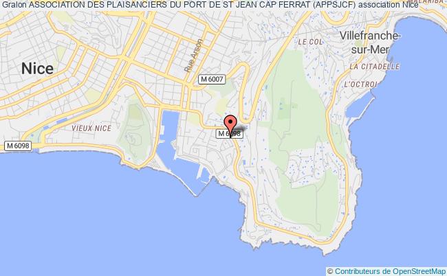 plan association Association Des Plaisanciers Du Port De St Jean Cap Ferrat (appsjcf) Nice