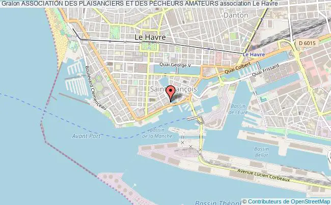 plan association Association Des Plaisanciers Et Des Pecheurs Amateurs Le Havre