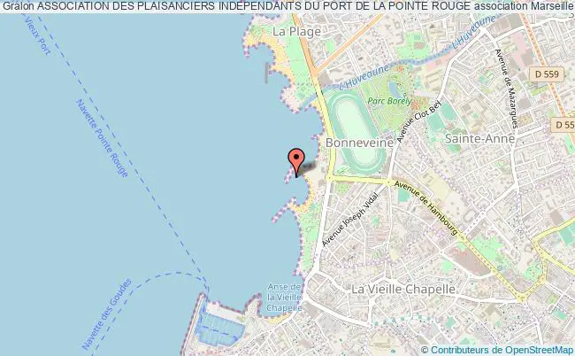 plan association Association Des Plaisanciers Independants Du Port De La Pointe Rouge Marseille