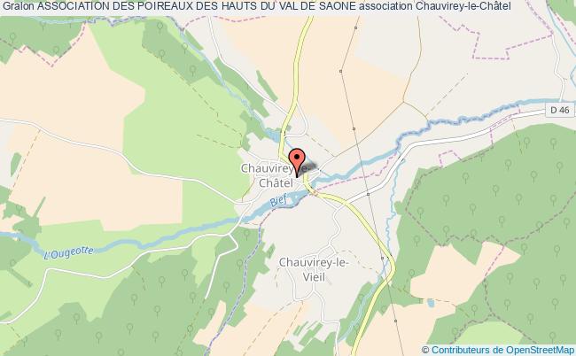 plan association Association Des Poireaux Des Hauts Du Val De Saone Chauvirey-le-Châtel