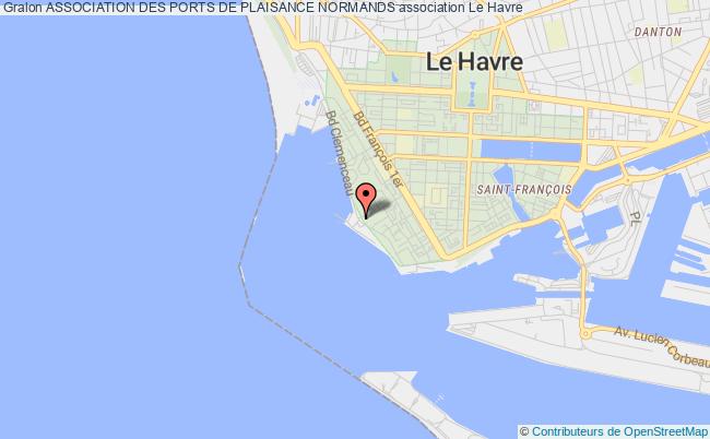 plan association Association Des Ports De Plaisance Normands Havre