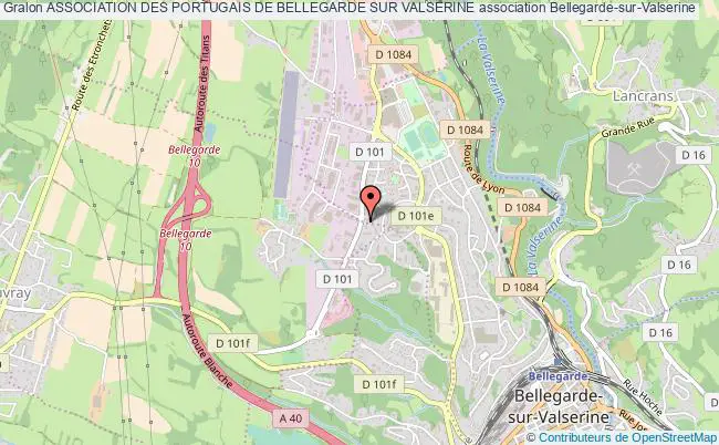 plan association Association Des Portugais De Bellegarde Sur Valserine Bellegarde-sur-Valserine
