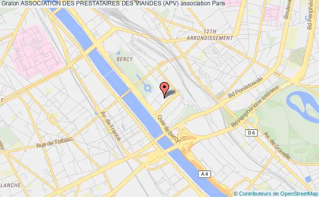 plan association Association Des Prestataires Des Viandes (apv) Paris
