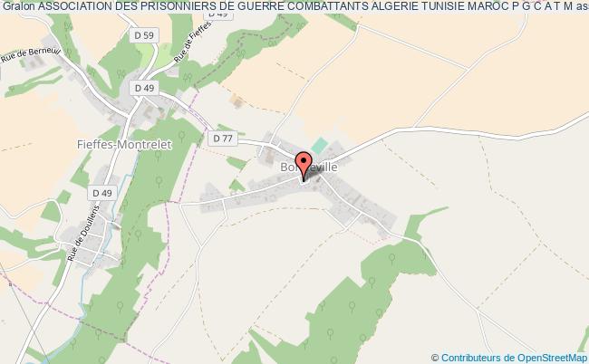ASSOCIATION DES PRISONNIERS DE GUERRE COMBATTANTS ALGERIE TUNISIE MAROC P G C A T M