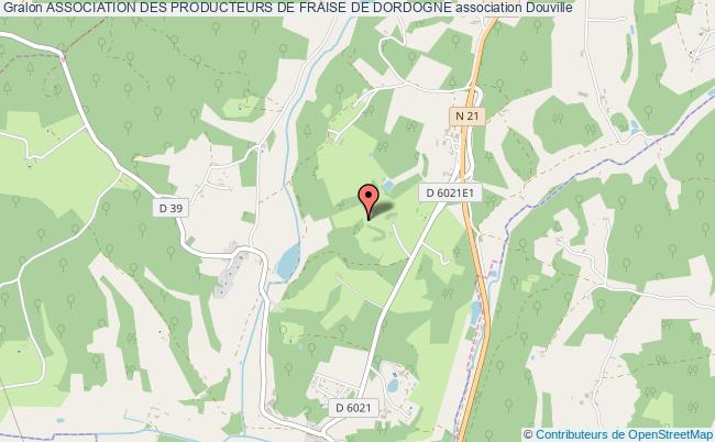 plan association Association Des Producteurs De Fraise De Dordogne Douville