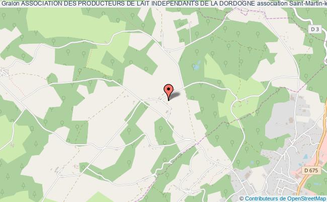 plan association Association Des Producteurs De Lait Independants De La Dordogne Saint-Martin-le-Pin