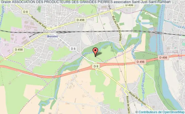 plan association Association Des Producteurs Des Grandes Pierres Saint-Just-Saint-Rambert