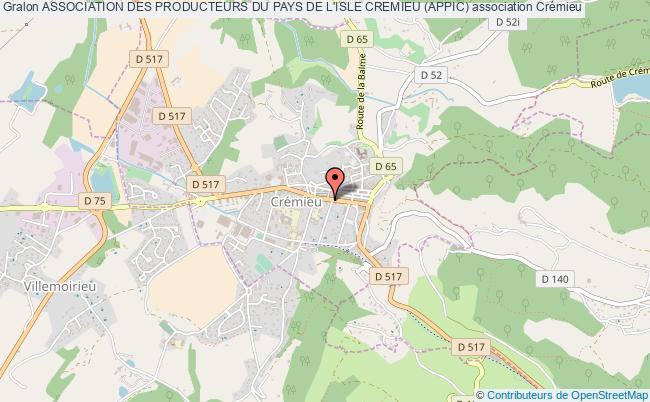 ASSOCIATION DES PRODUCTEURS DU PAYS DE L'ISLE CREMIEU (APPIC)