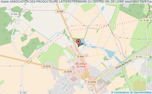 plan association Association Des Producteurs Laitiers Fermiers Du Centre-val De Loire Saint-Doulchard