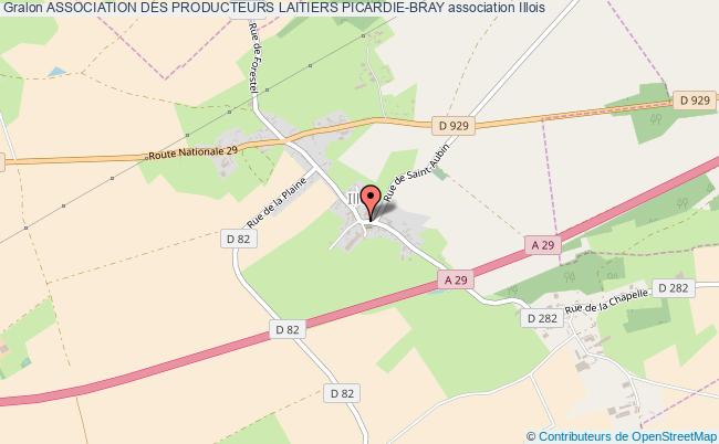 plan association Association Des Producteurs Laitiers Picardie-bray Illois