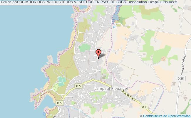 plan association Association Des Producteurs Vendeurs En Pays De Brest Lampaul-Plouarzel