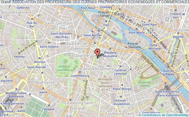 plan association Association Des Professeurs Des Classes Preparatoires Economiques Et Commerciales, Aphec Paris