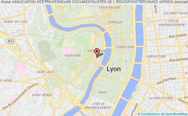 plan association Association Des Professeurs Documentalistes De L?Éducation Nationale (apden) Lyon