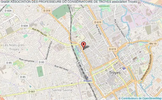plan association Association Des Professeurs Du Conservatoire De Troyes Troyes