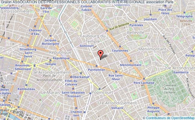 plan association Association Des Professionnels Collaboratifs Inter-regionale Paris