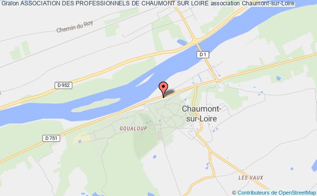 plan association Association Des Professionnels De Chaumont Sur Loire Chaumont-sur-Loire